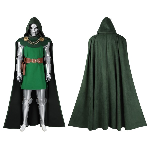 Victor von Doom Costume Fantastic Four Doctor Doom Cosplay Suit Classic Halloween Outfit