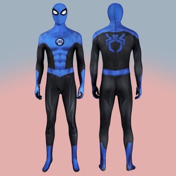 Spider-Man 2 New Blue Suit Halloween Cosplay Costumes