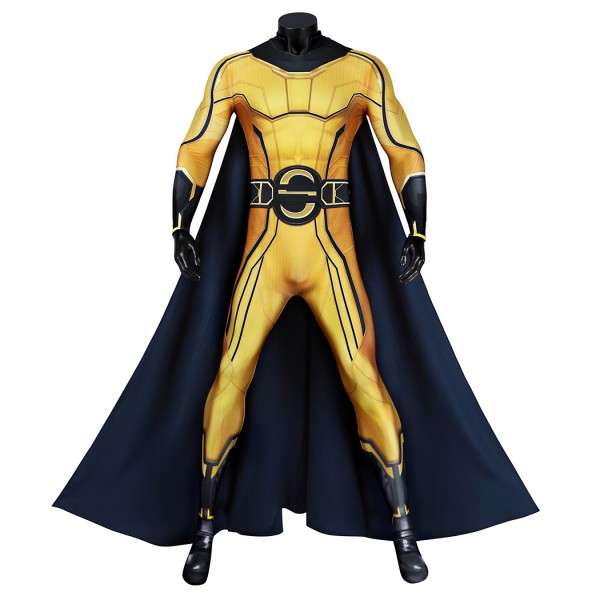 Thunderbolts Sentry Jumpsuit Yellow Costume Male Printed Cosplay Suit