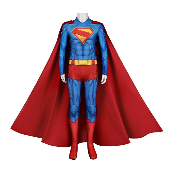 Kids Clark Kent Legacy Suit David Corenswet Halloween Cosplay Costumes