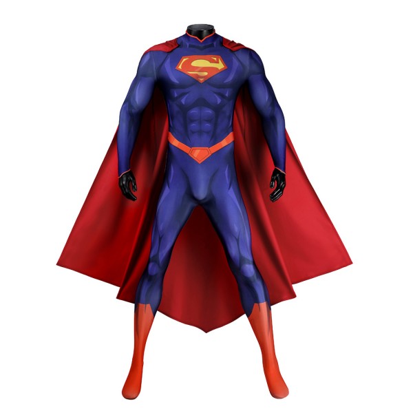 Clark Kent Jumpsuit New 52 Costume Male Printed Suit
