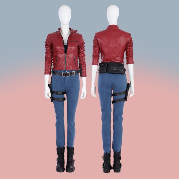 Claire Women Cosplay Suit RE 2 Halloween Costume Top Level