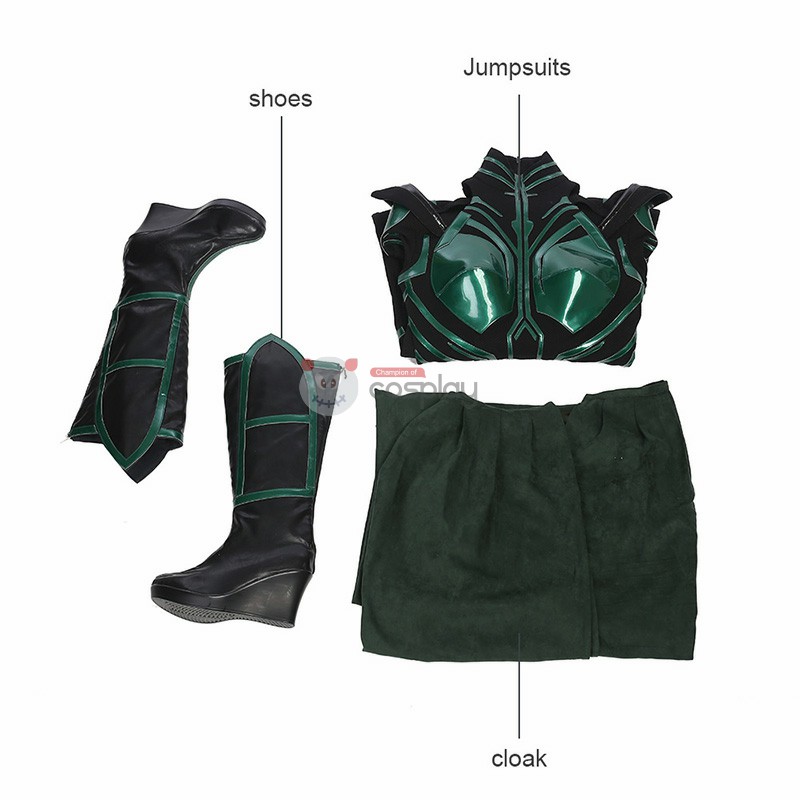 Hela Cosplay Costumes Thor Ragnarok Suit Top Level