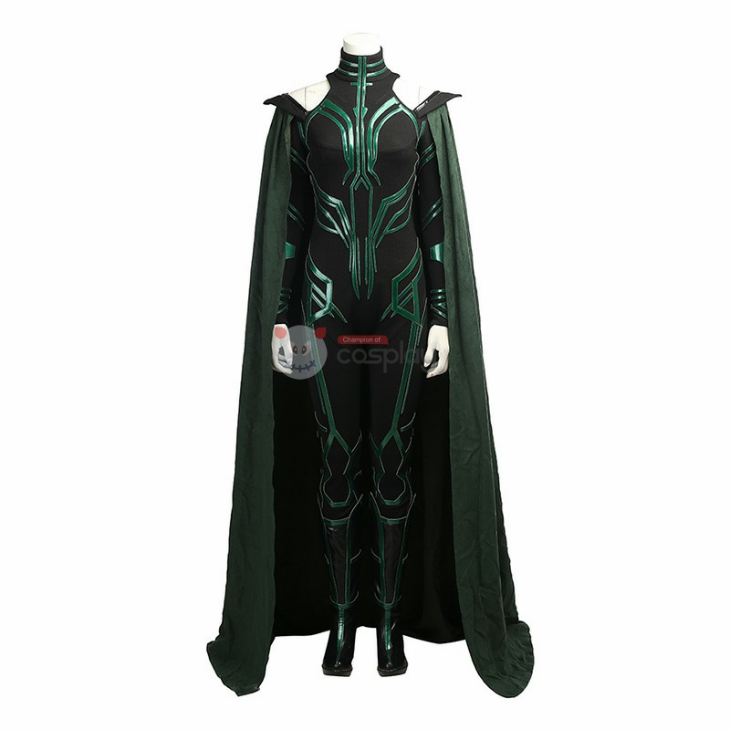 Thor Ragnarok Costumes Top Level Hela Cosplay Suit Black Version
