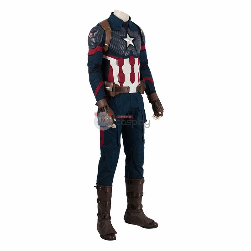 Captain America Halloween Costumes Avengers Endgame Steve Rogers Suit