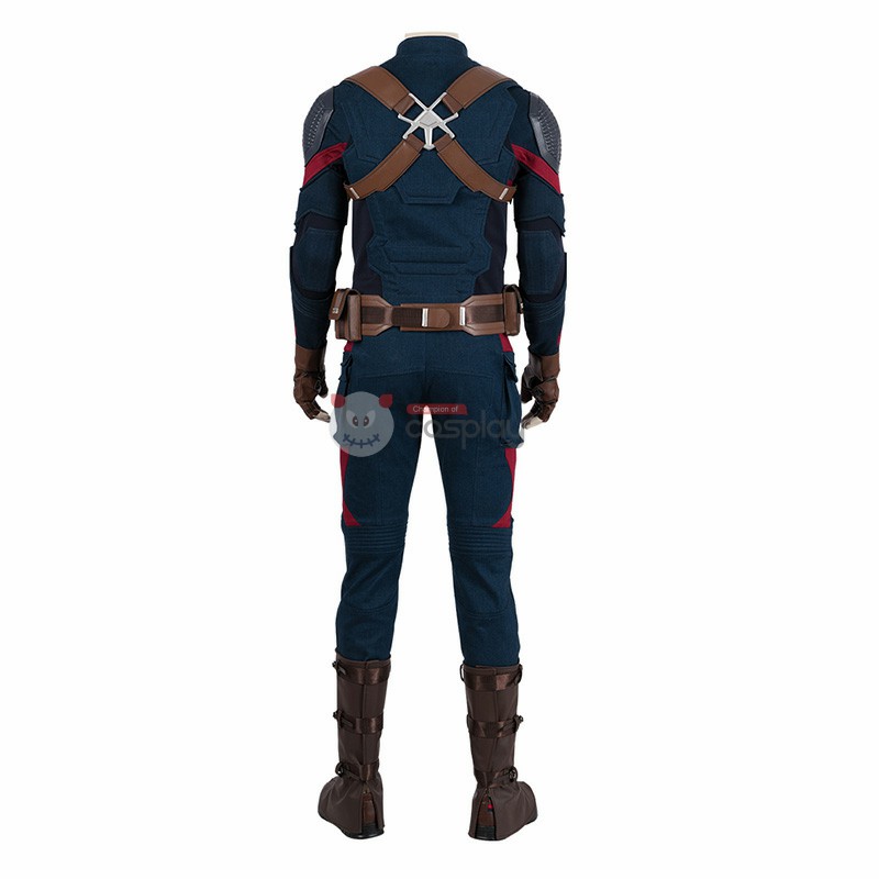 Captain America Halloween Costumes Avengers Endgame Steve Rogers Suit