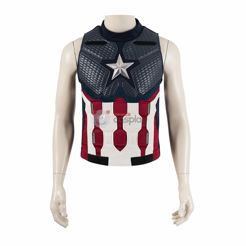 Captain America Halloween Costumes Avengers Endgame Steve Rogers Suit