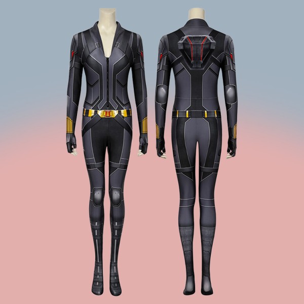 2020 Movie Black Widow Suit Natasha Romanoff Black Jumpsuit