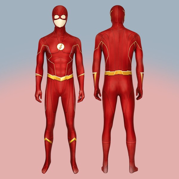 Barry Allen Jumpsuit Red TF Cosplay Costumes