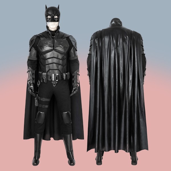 Bruce Wayne Cosplay Costume 2022 Movie Bat Halloween Suit