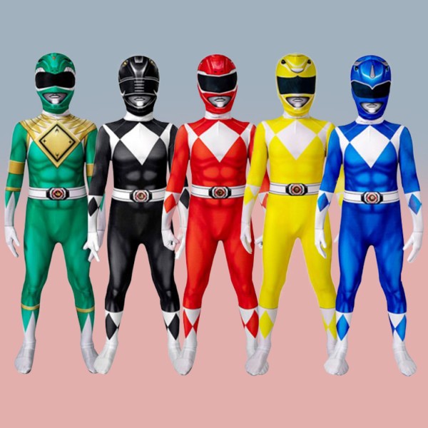 Kids Power Ranger Jumpsuit Power Rangers Costume