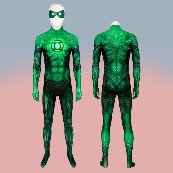 Hal Jordan Cosplay Jumpsuit Green Costumes