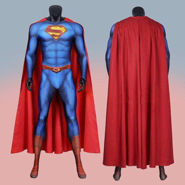 Clark Lois Blue Jumpsuit Steel Man Cosplay Costume