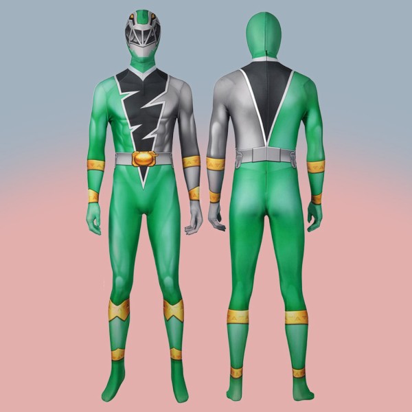 Power Rangers Green Costume Kishiryu Sentai Ryusoulger Green Solider Towa Suit