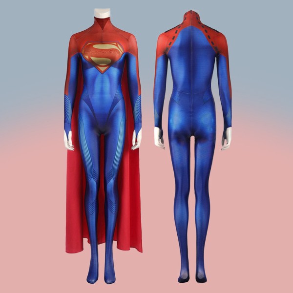 Kara Zor-El Cosplay Costumes TF Movie Crime Syndicate Suit