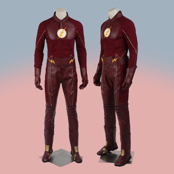 Barry Allen Cosplay Suit TF Season 2 Cosplay Costumes