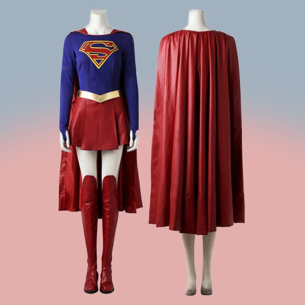 Melissa Benoist Cosplay Suit Kara Zor-El Costume Women Outfits