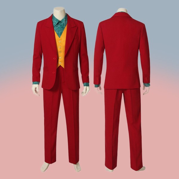 Joaquin Cosplay Costume Red Unifrom Male Halloween Suit