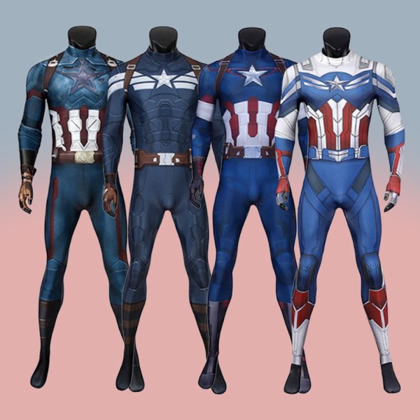 Captain America Suit Classic Captain America Jumpsuit