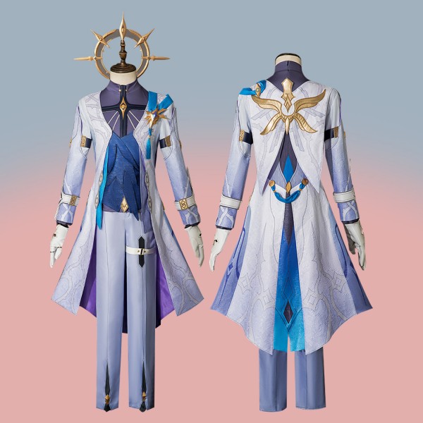 Honkai Star Rail Sunday Cosplay Costumes Game White Blue Uniform Suit