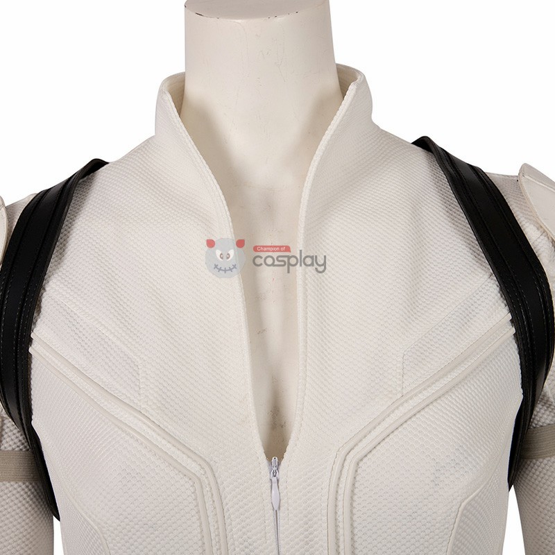 Black Widow White Suit Natasha Romanoff Costumes