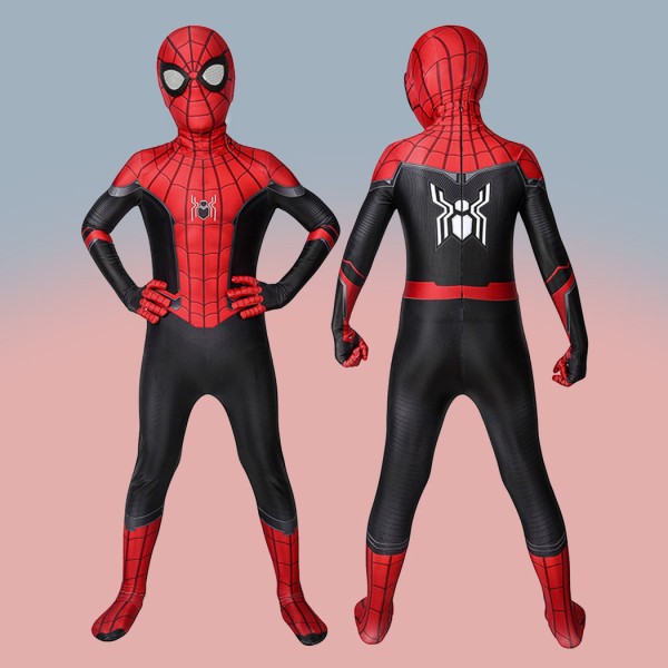 Kids Spider Man Cosplay Costumes Peter Parker Spider-Man Far From Home Suit